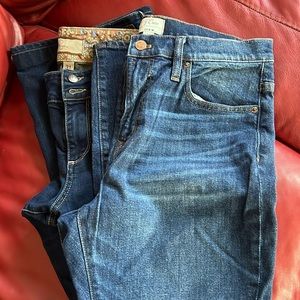 LIKE NEW Jean bundle of 2, Both Size 31P, One J.Crew, One Paige